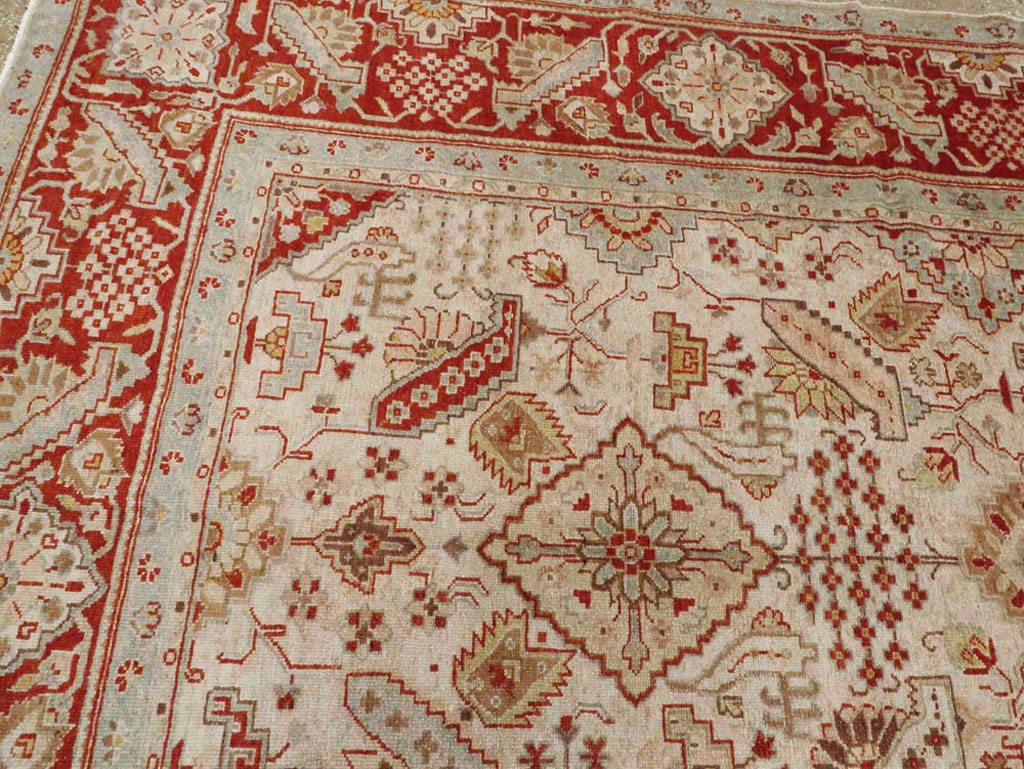 Antique Persian Malayer Carpet, No.24085 - Staging