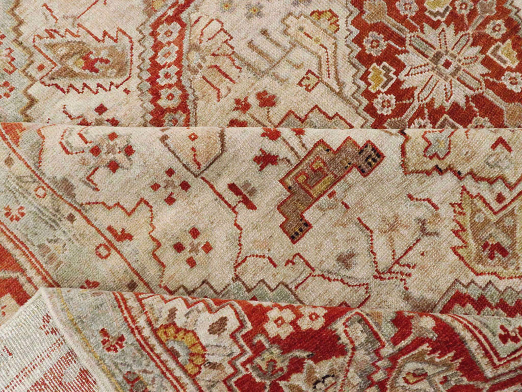 Antique Persian Malayer Carpet, No.24085 - Staging