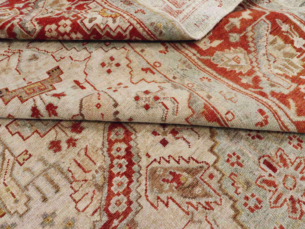 Antique Persian Malayer Carpet, No.24085 - Staging