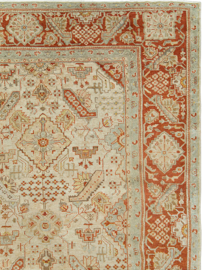 Antique Persian Malayer Carpet, No.24085 - Staging