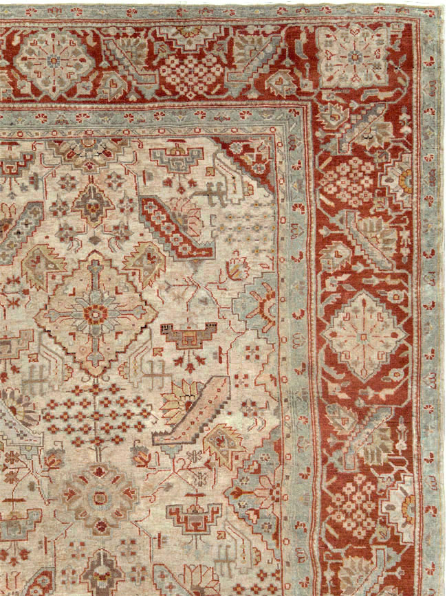 Antique Persian Malayer Carpet, No.24085 - Staging