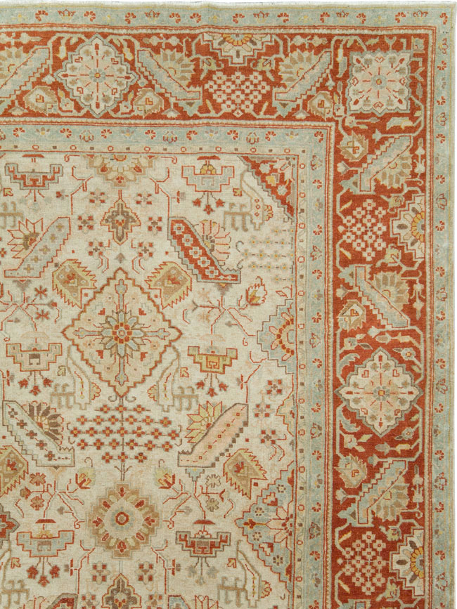 Antique Persian Malayer Carpet, No.24085 - Staging