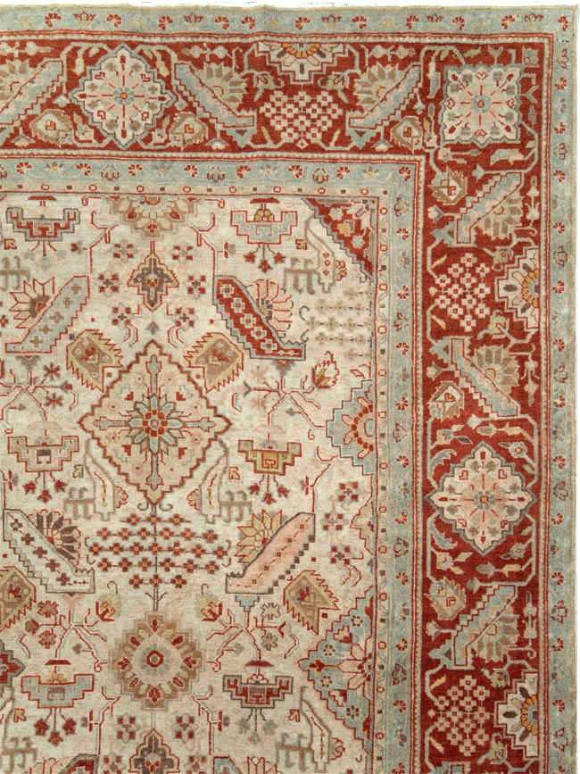 Antique Persian Malayer Carpet, No.24085 - Staging
