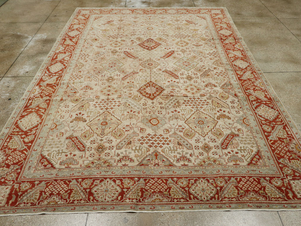 Antique Persian Malayer Carpet, No.24085 - Staging
