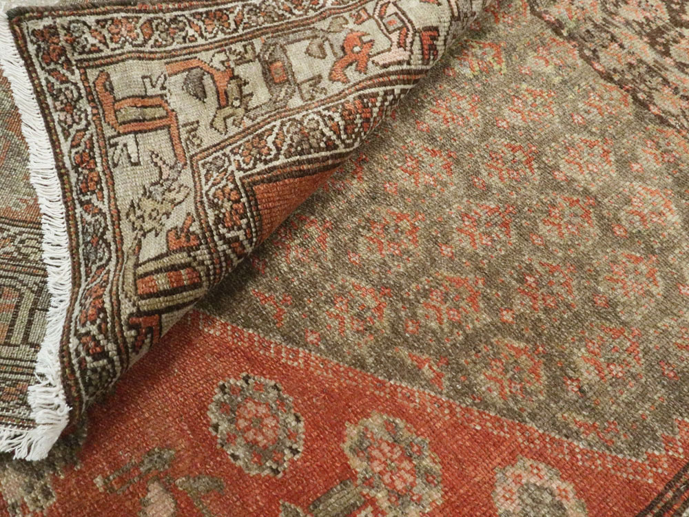 Vintage Persian Malayer Gallery Carpet, No.24091 - Staging