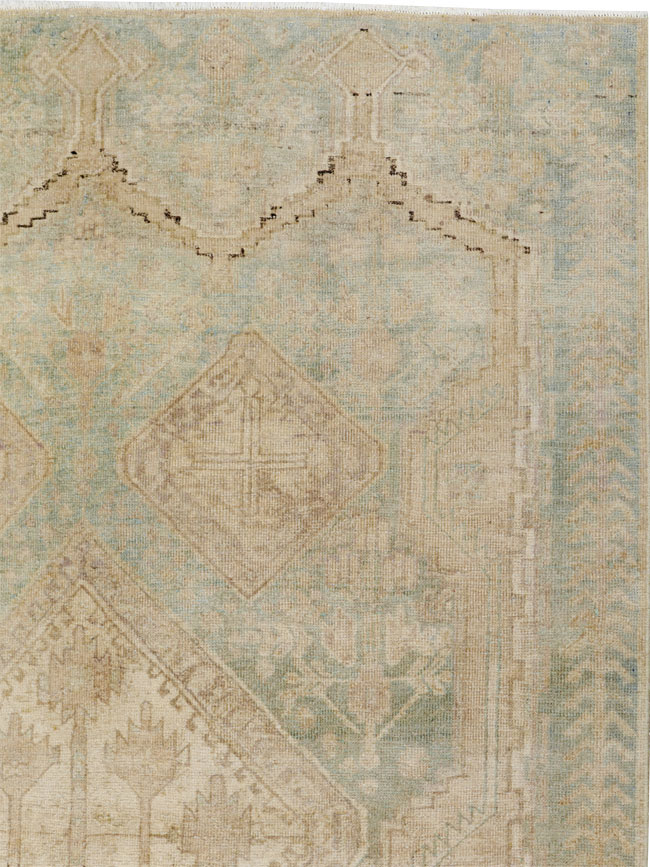 Vintage Persian Afshar Rug, No.24098 - Staging