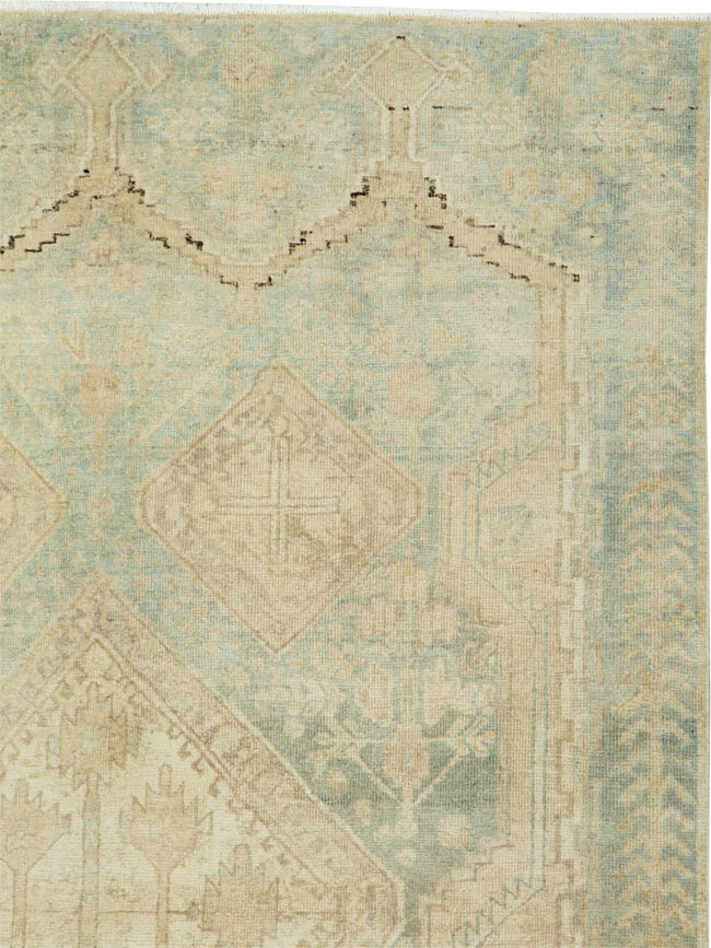 Vintage Persian Afshar Rug, No.24098 - Staging