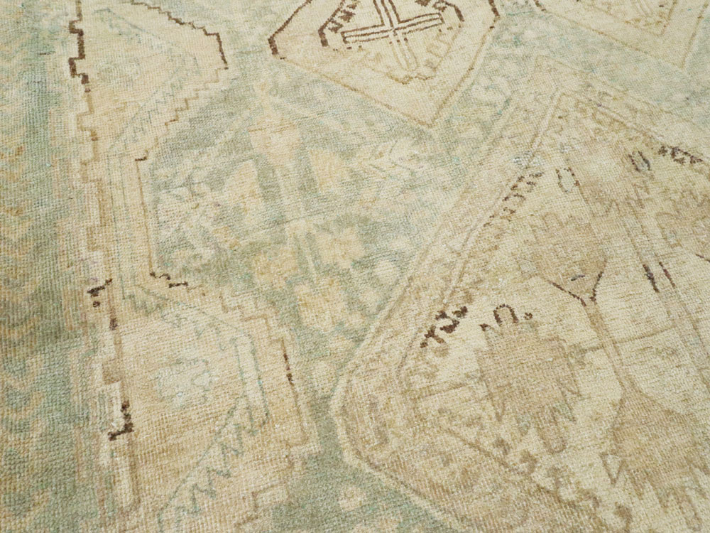 Vintage Persian Afshar Rug, No.24098 - Staging