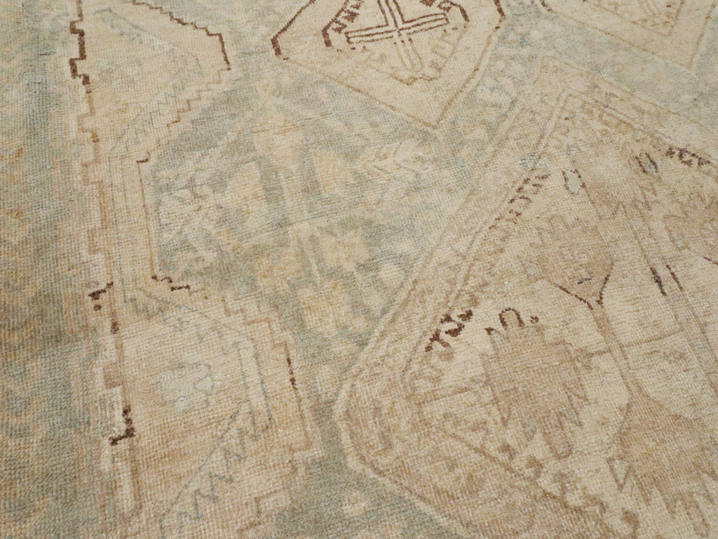 Vintage Persian Afshar Rug, No.24098 - Staging