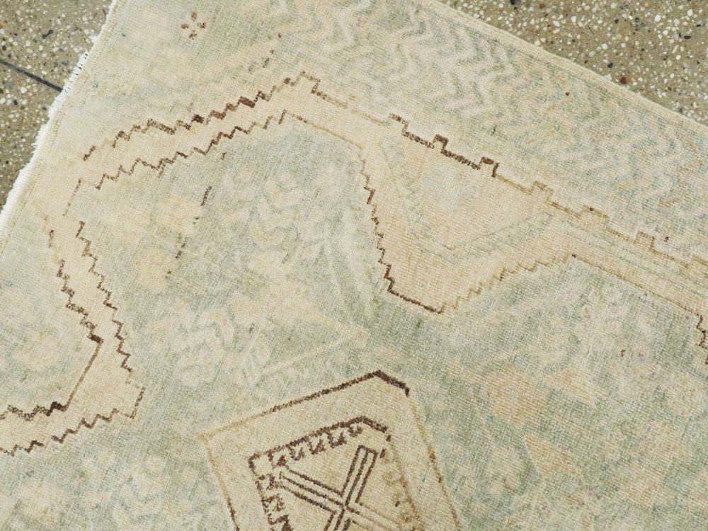 Vintage Persian Afshar Rug, No.24098 - Staging