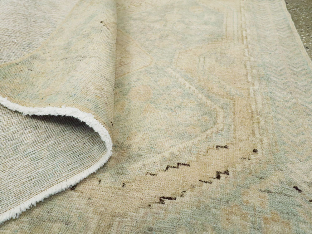 Vintage Persian Afshar Rug, No.24098 - Staging