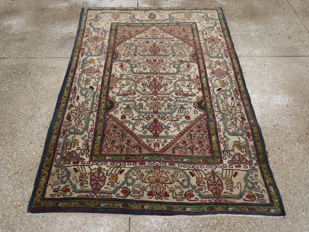Antique Indian Agra Rug, No.24099 - Staging