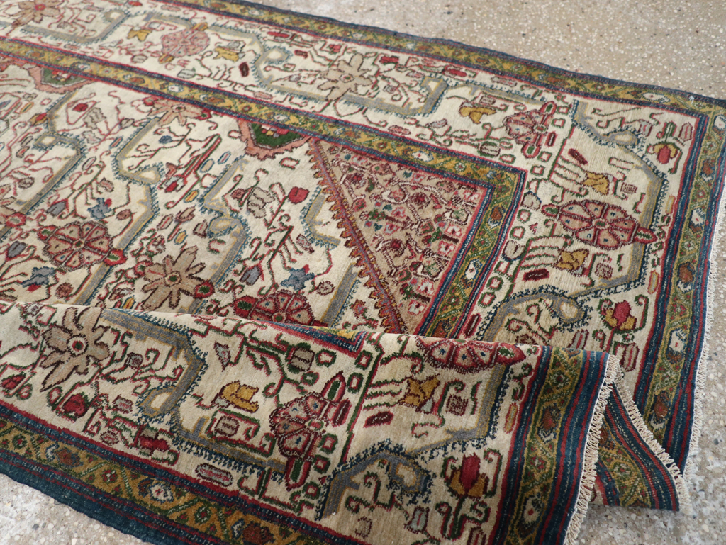 Antique Indian Agra Rug, No.24099 - Staging