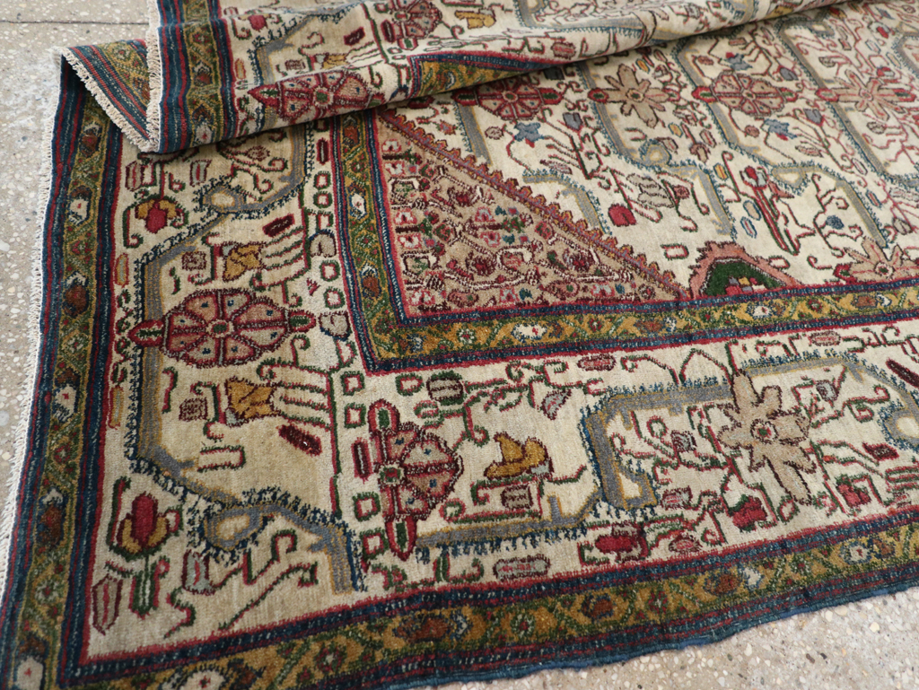 Antique Indian Agra Rug, No.24099 - Staging
