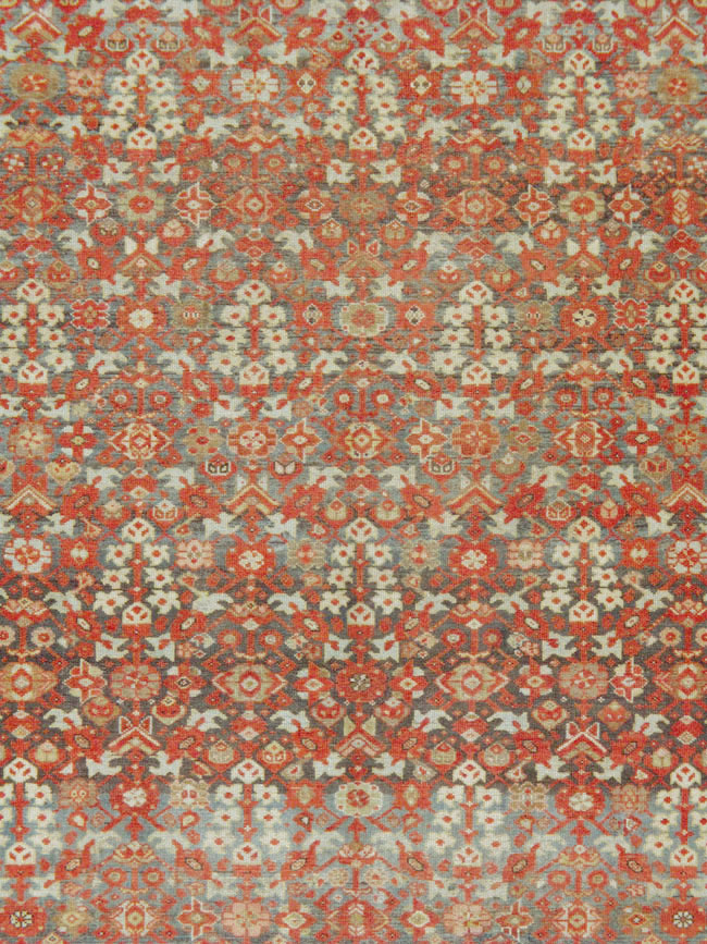Vintage Persian Malayer Gallery Carpet, No.24105 - Staging