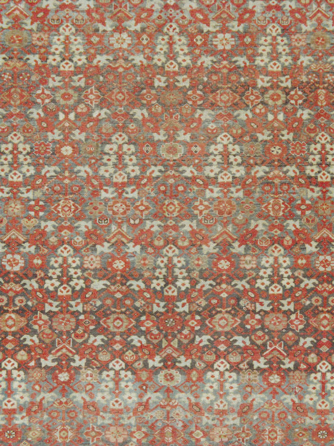 Vintage Persian Malayer Gallery Carpet, No.24105 - Staging