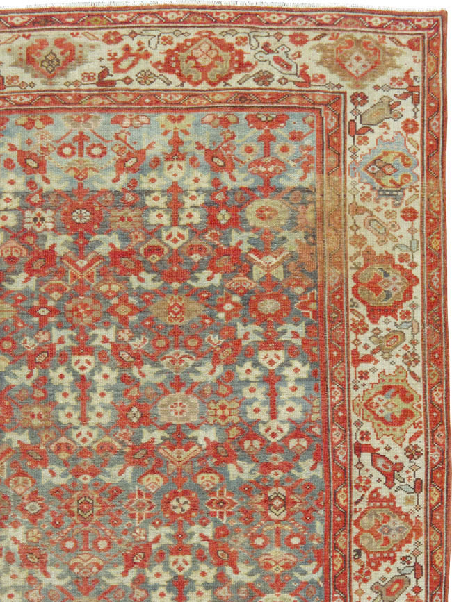 Vintage Persian Malayer Gallery Carpet, No.24105 - Staging