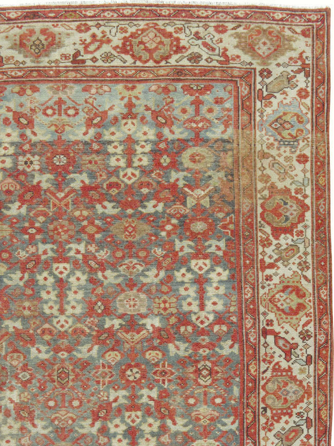 Vintage Persian Malayer Gallery Carpet, No.24105 - Staging