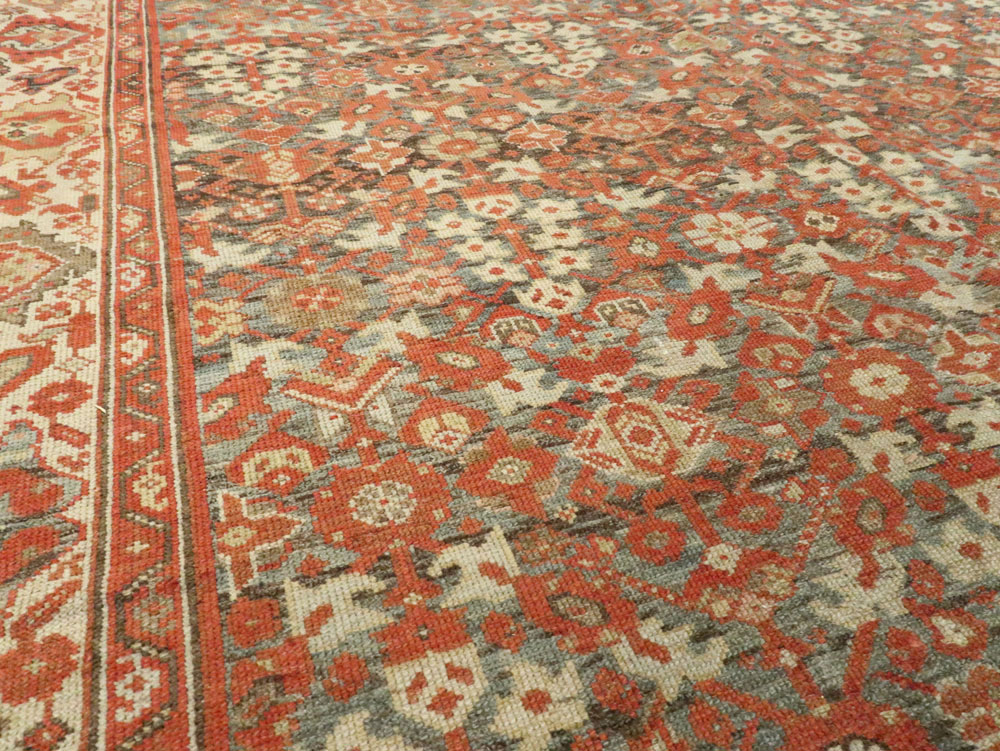 Vintage Persian Malayer Gallery Carpet, No.24105 - Staging