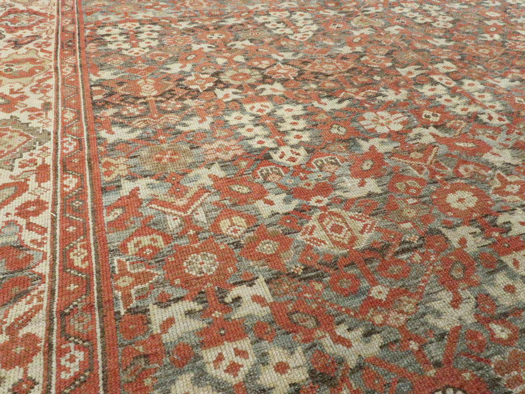 Vintage Persian Malayer Gallery Carpet, No.24105 - Staging