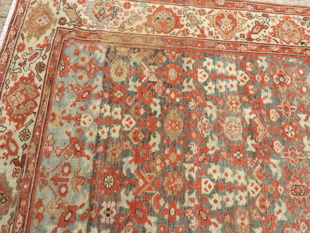Vintage Persian Malayer Gallery Carpet, No.24105 - Staging