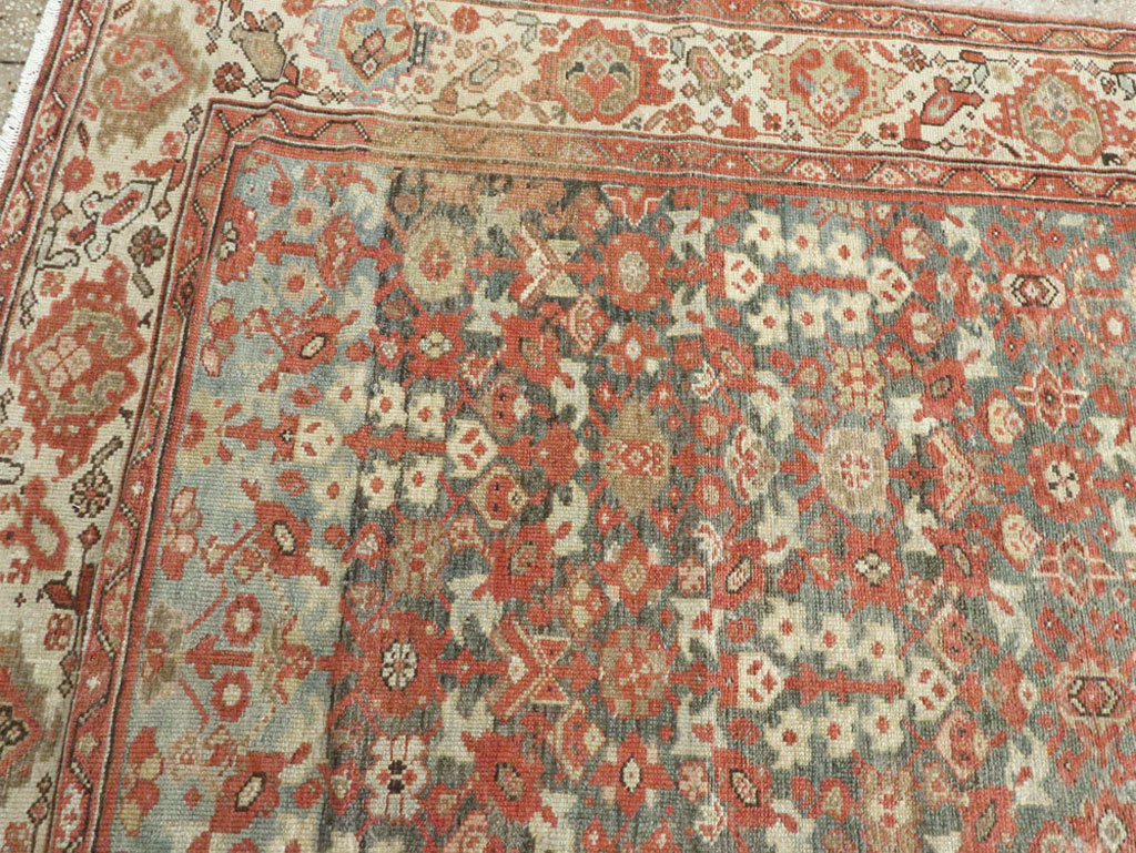 Vintage Persian Malayer Gallery Carpet, No.24105 - Staging