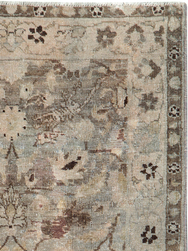 Vintage Persian Sarouk Rug, No.24108 - Staging