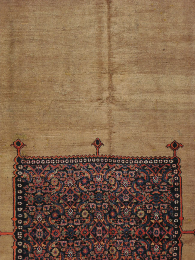 Antique Persian Dorokhsh Carpet, No.24110 - Staging