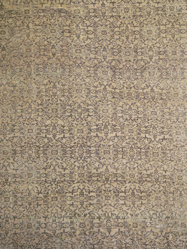 Antique Persian Mahal Carpet, No.24118 - Staging
