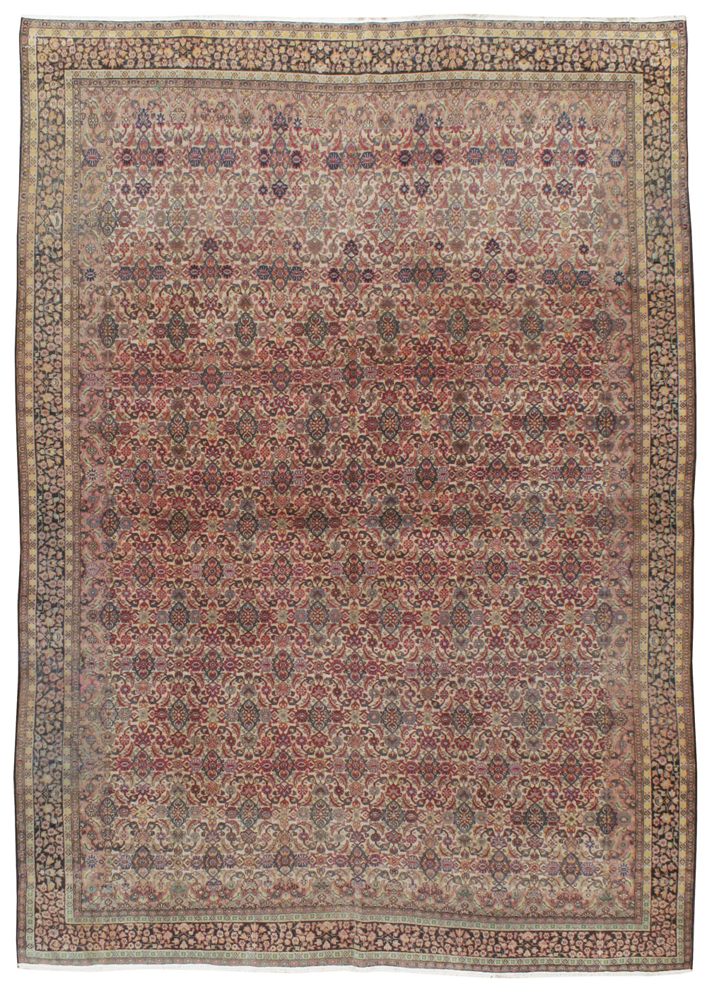 Antique Indian Lahore Carpet, No.24132 - Staging