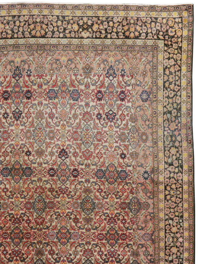 Antique Indian Lahore Carpet, No.24132 - Staging