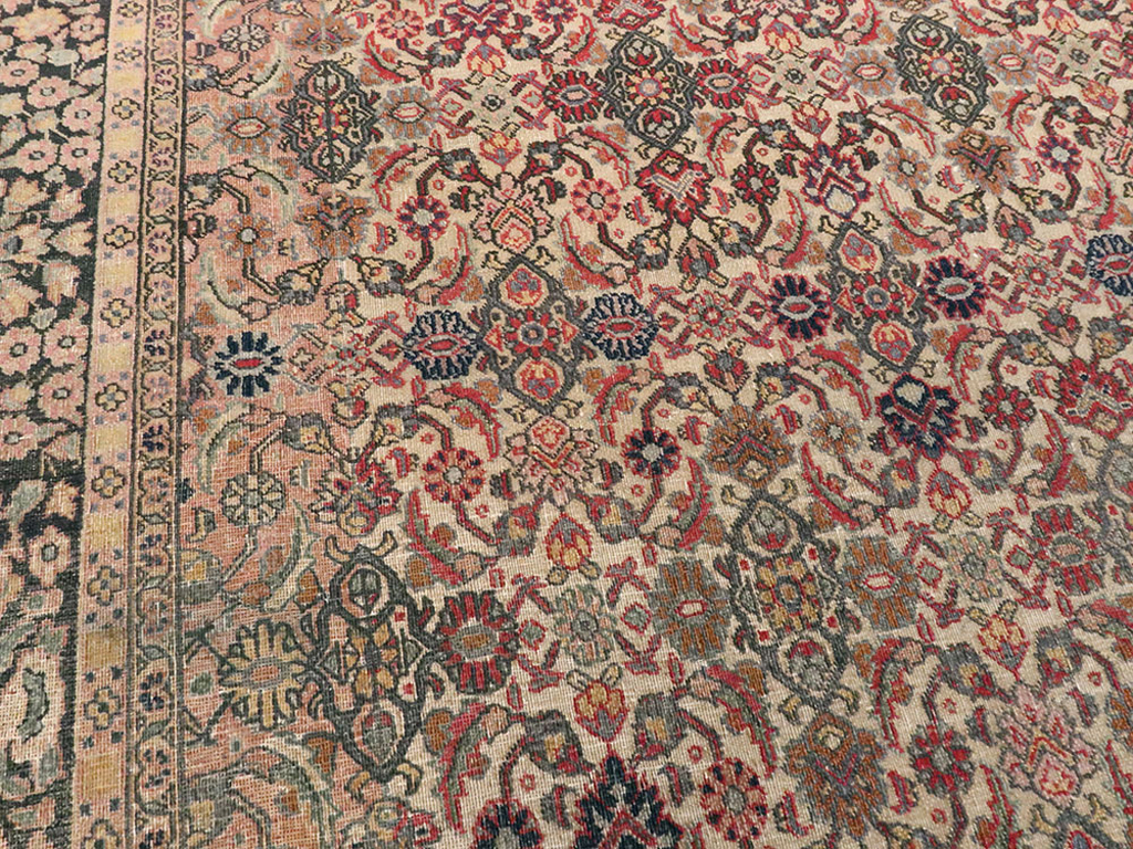 Antique Indian Lahore Carpet, No.24132 - Staging