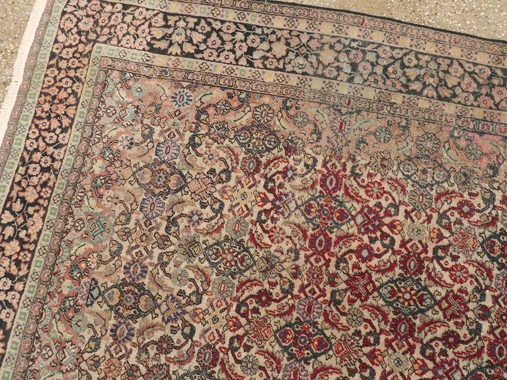 Antique Indian Lahore Carpet, No.24132 - Staging