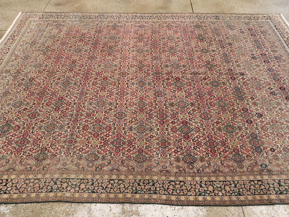 Antique Indian Lahore Carpet, No.24132 - Staging