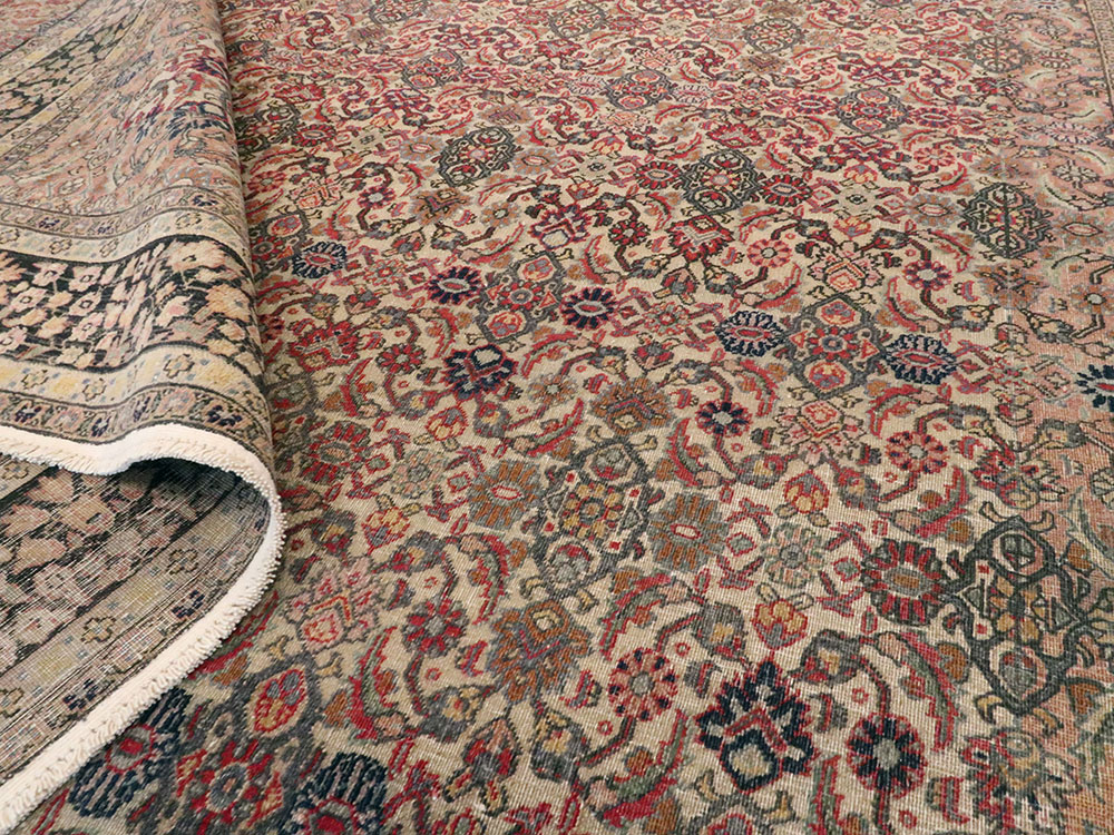 Antique Indian Lahore Carpet, No.24132 - Staging