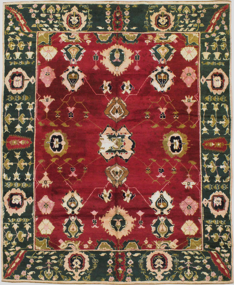 Vintage Indian Mazalpatan Carpet, No.24136 - Staging