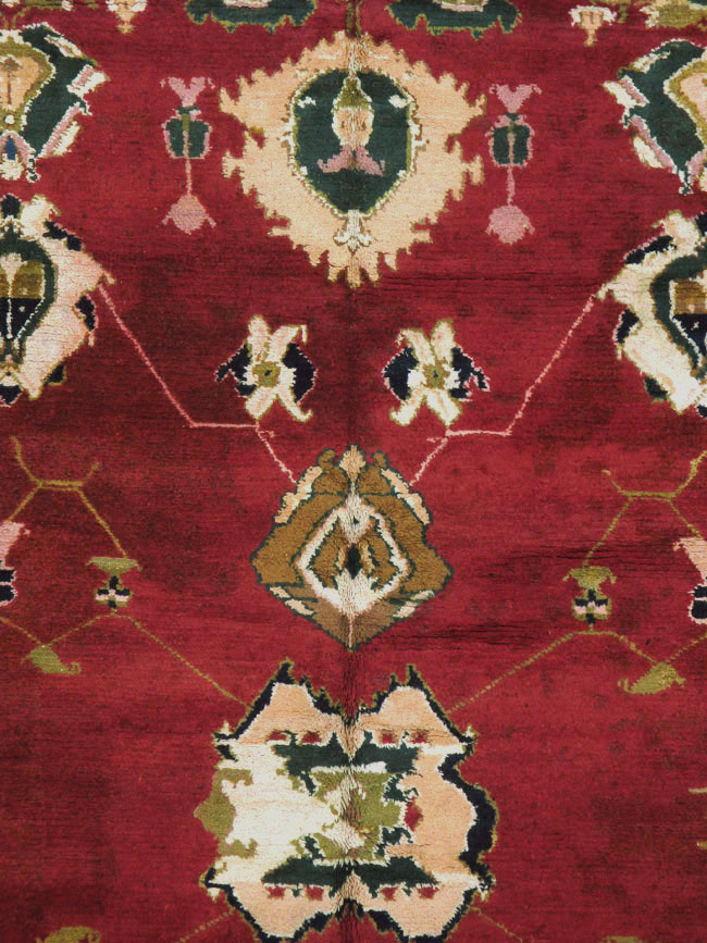Vintage Indian Mazalpatan Carpet, No.24136 - Staging