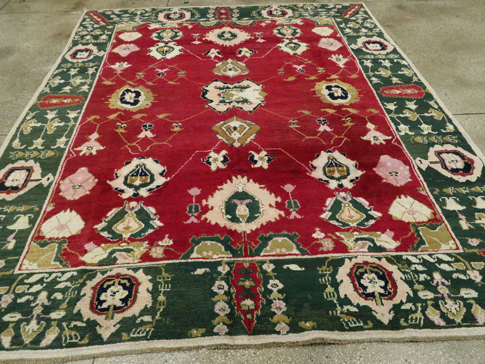 Vintage Indian Mazalpatan Carpet, No.24136 - Staging