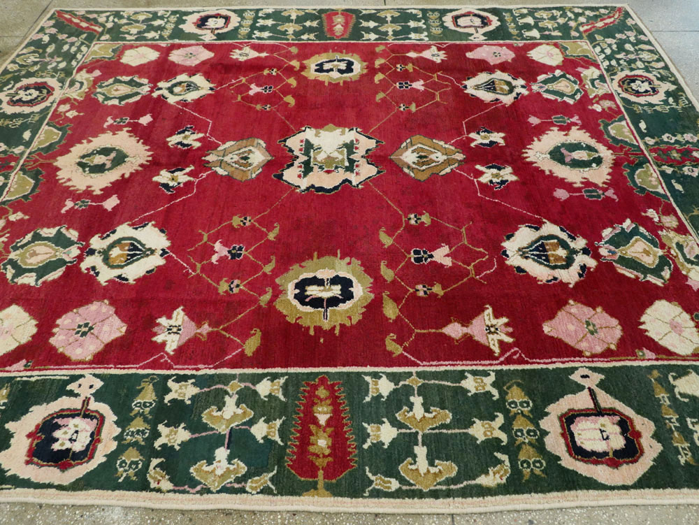 Vintage Indian Mazalpatan Carpet, No.24136 - Staging