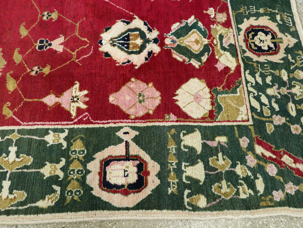 Vintage Indian Mazalpatan Carpet, No.24136 - Staging