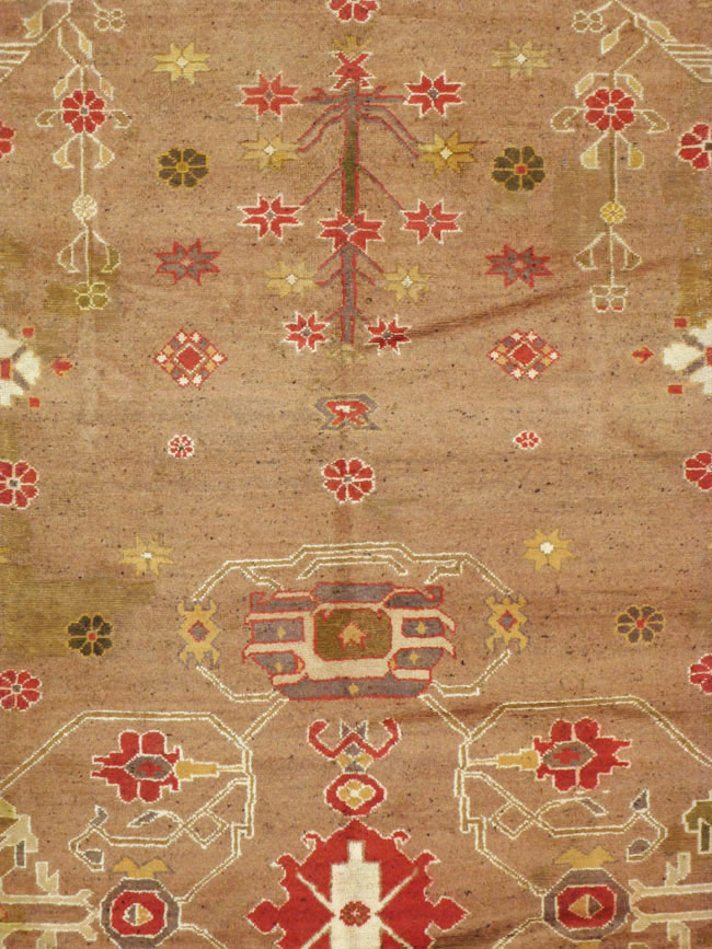 Vintage Indian Mazalpatan Carpet, No.24138 - Staging