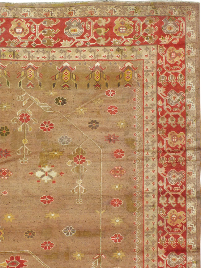 Vintage Indian Mazalpatan Carpet, No.24138 - Staging