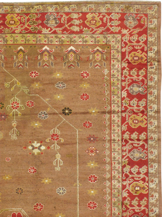 Vintage Indian Mazalpatan Carpet, No.24138 - Staging