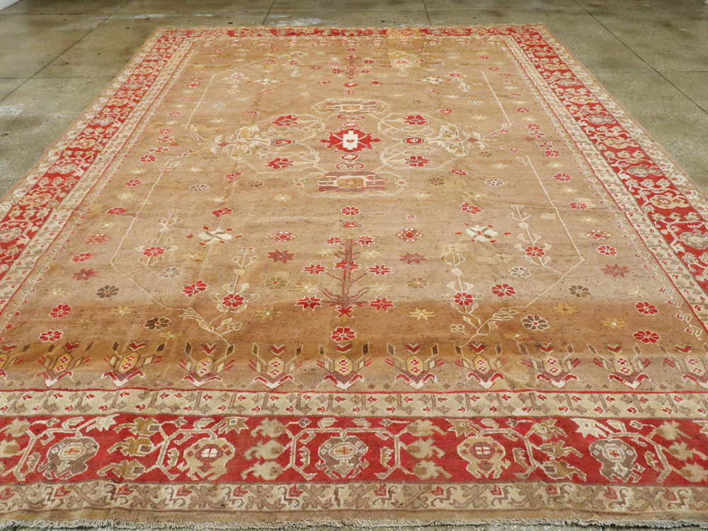 Vintage Indian Mazalpatan Carpet, No.24138 - Staging