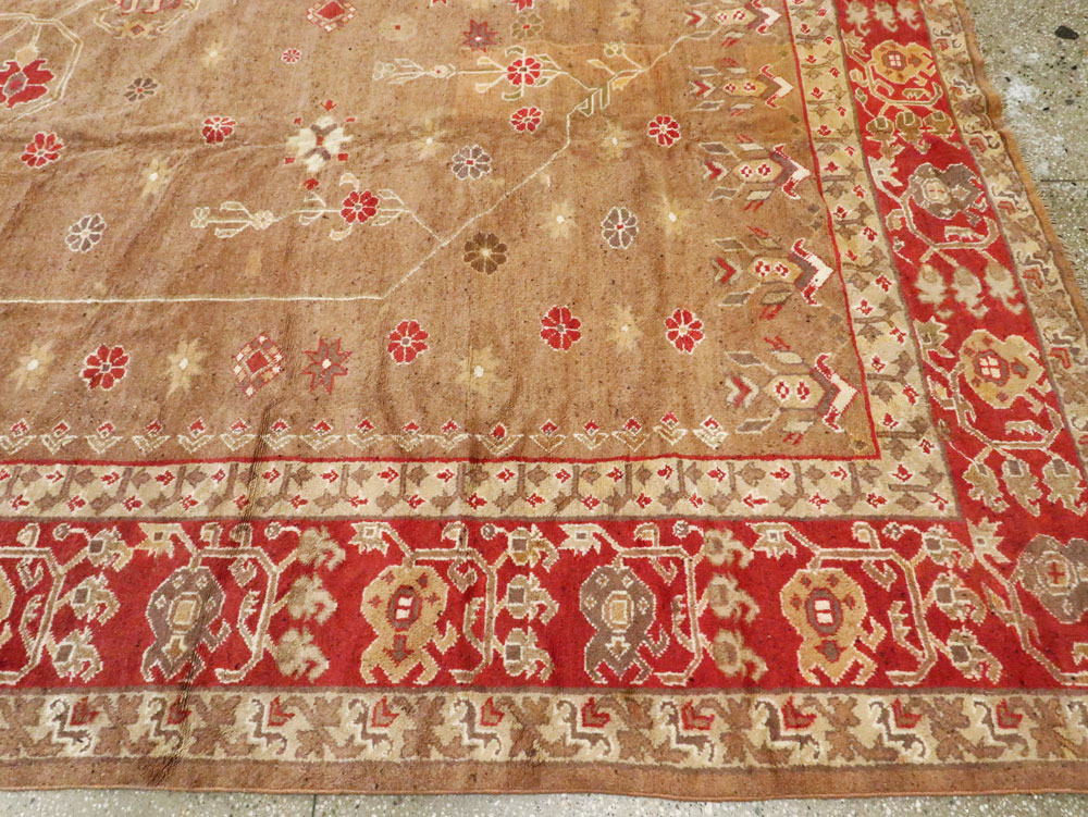 Vintage Indian Mazalpatan Carpet, No.24138 - Staging