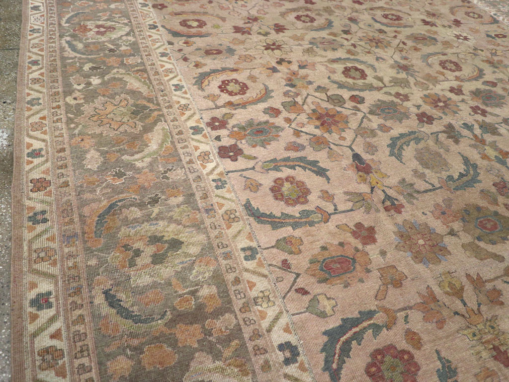 Antique Indian Lahore Large Carpet, No.24155 - Staging