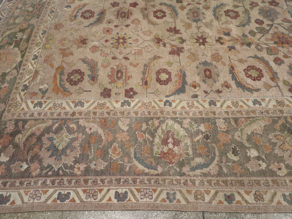 Antique Indian Lahore Large Carpet, No.24155 - Staging