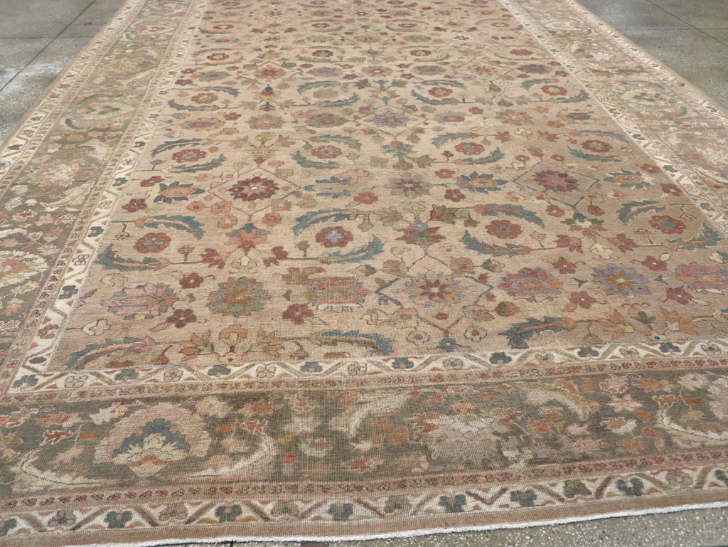 Antique Indian Lahore Large Carpet, No.24155 - Staging