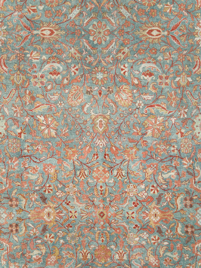 Antique Persian Mahal Oversize Carpet, No.24166 - Staging