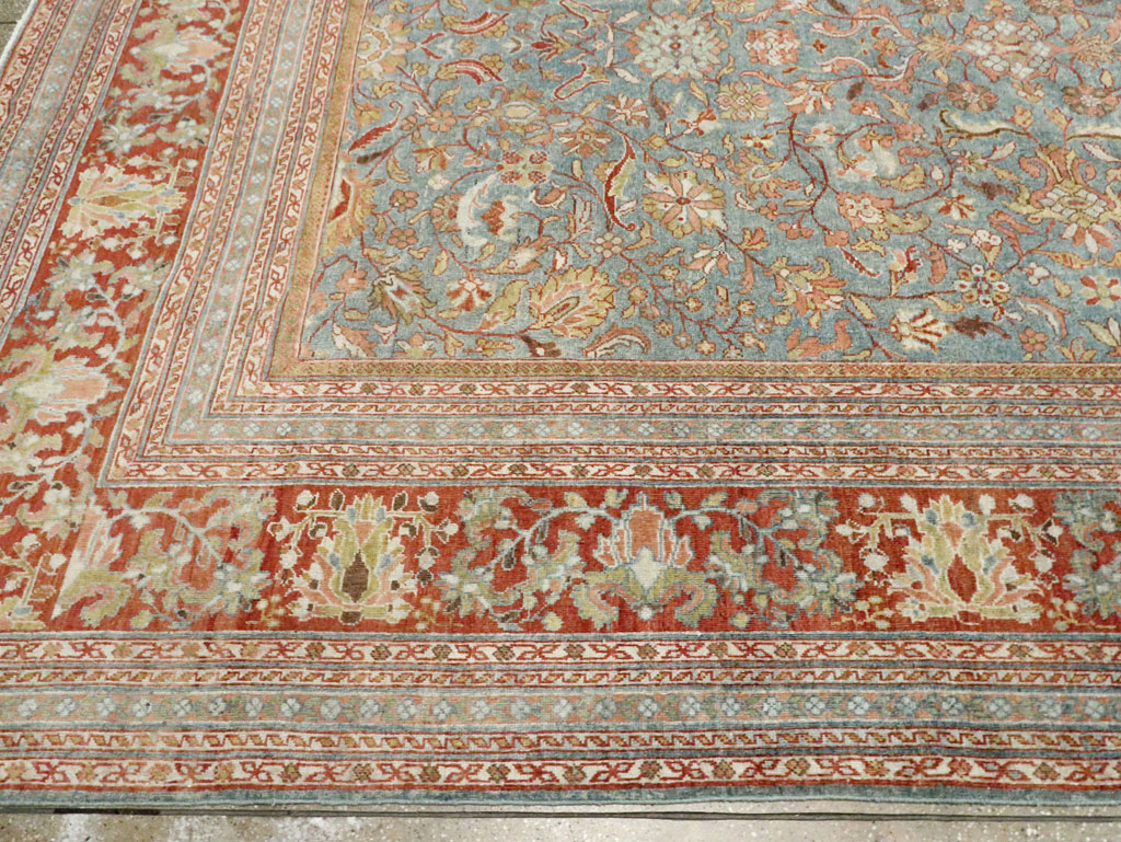 Antique Persian Mahal Oversize Carpet, No.24166 - Staging